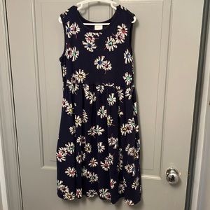 Hanna Andersson sleeveless dress with pockets, size 10